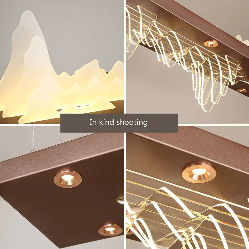 suspension moderne à led pour intérieur élégant et raffiné - vue 4 sur 6