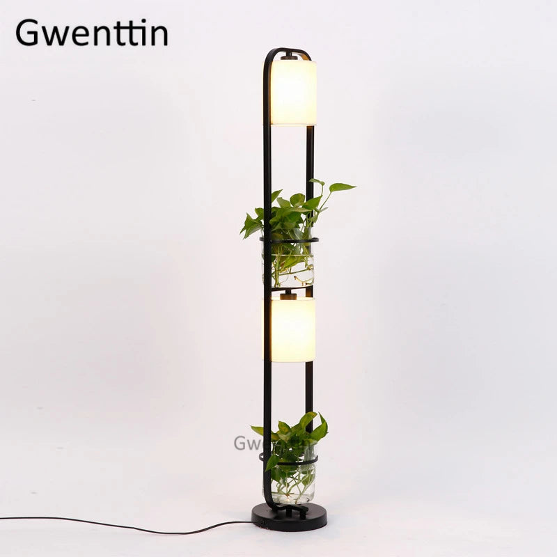 lampadaire moderne à led en verre pour décoration intérieure - vue 4 sur 8