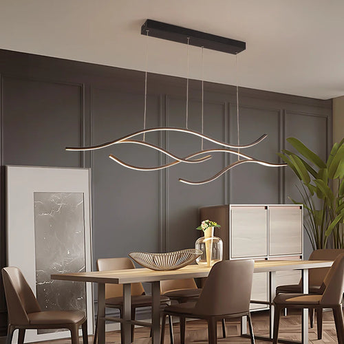 lustre led moderne créatif pour éclairage intérieur décoratif - vue 5 sur 10