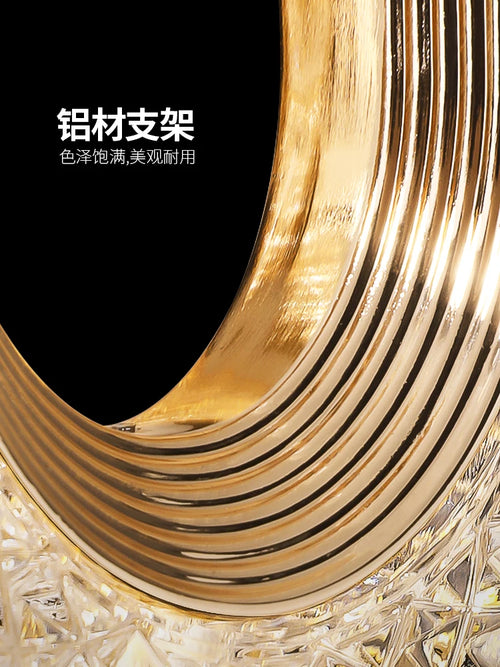 applique murale à led abat-jour diamant design moderne pour intérieur - vue 5 sur 8