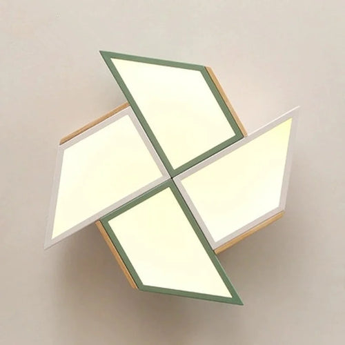 plafonnier led en forme de moulin à vent design moderne - vue 7 sur 18