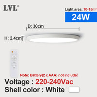 plafonnier led moderne télécommandé à intensité variable
