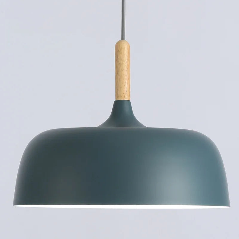 suspension macarone moderne en fer pour restaurant café - vue 7 sur 12