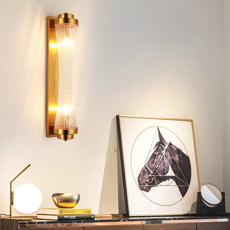Applique murale Led en cristal post-moderne - vue 3 sur 12