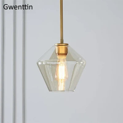 suspension moderne en verre pour décoration intérieure élégante - vue 12 sur 12