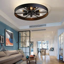 plafonnier rond en fer design industriel rétro décoratif