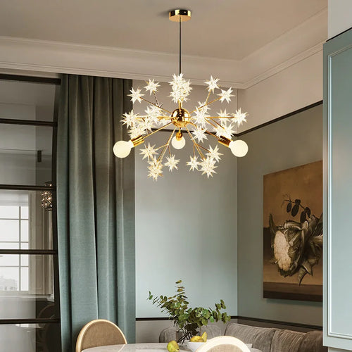lustres modernes en cristal pour décoration romantique intérieure - vue 4 sur 19