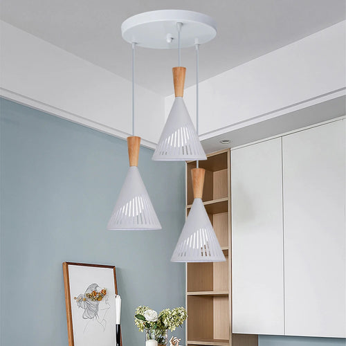 suspension loft vintage avec abat-jour industriel moderne - vue 10 sur 13