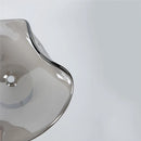 applique murale led moderne en verre éclairage surface incurvée