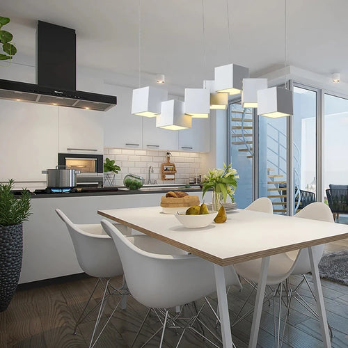 2024 Magic Cube Led Creative Pendant Light Ceilng Hanging Lamp for Dining Room Living Room Light Fixture Samsarah Lighting - vue 3 sur 10