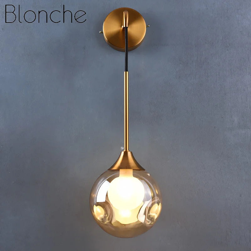 applique murale en verre design pour un éclairage élégant - vue 3 sur 8