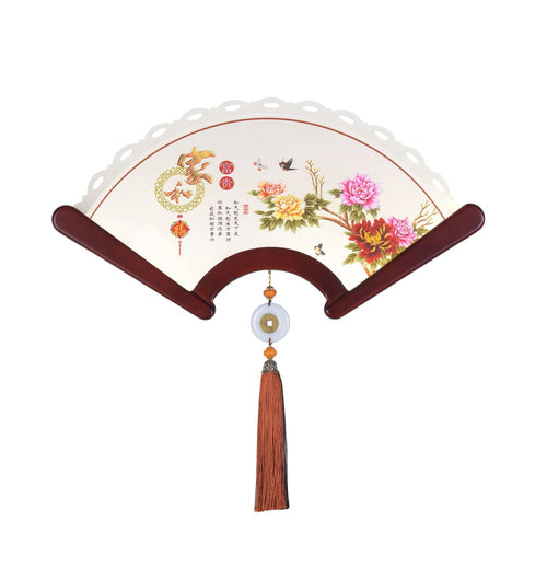 applique murale en bois éventail style rétro japonais à LED - vue 15 sur 18