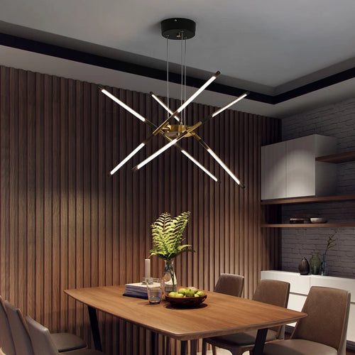 plafonnier led suspendu design nordique moderne luminaire décoratif intérieur - vue 4 sur 6