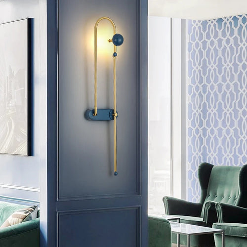 applique murale led en métal pour éclairage nordique moderne - vue 4 sur 10