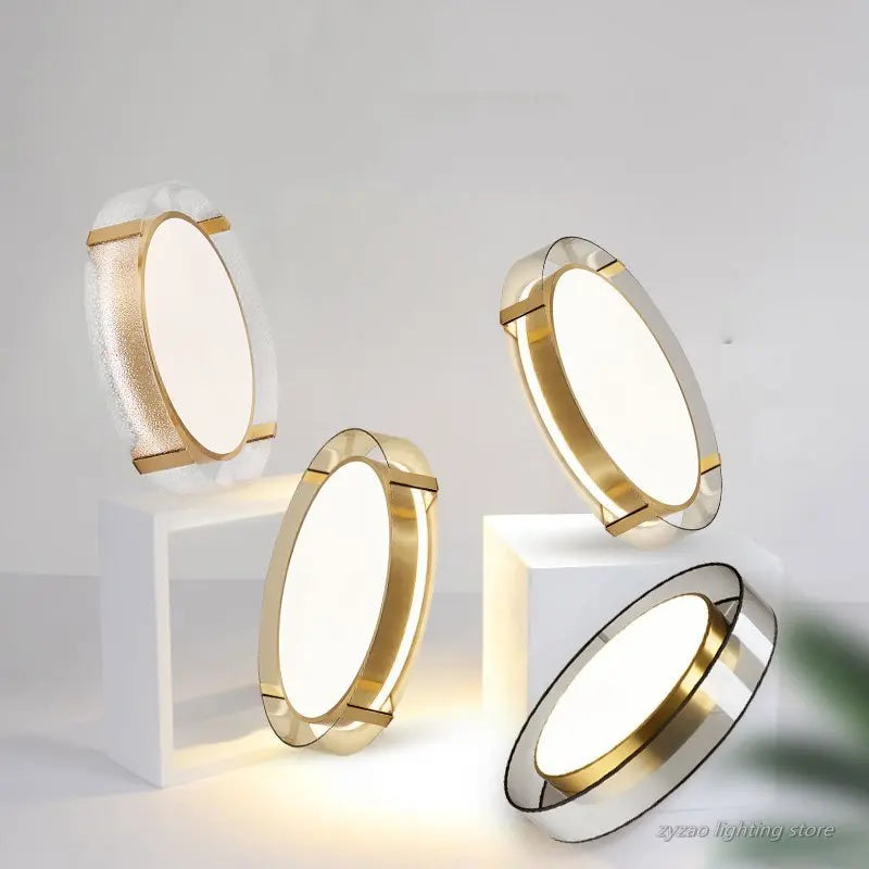 plafonnier en cuivre design moderne pour décoration intérieure créative - vue 6 sur 9