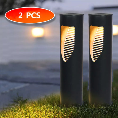 outdoor lighting Lumière de jardin lumière LED solaire IP65 lampe de pelouse simplicité moderne lumières extérieures solaires paysage pelouse borne lumineuse - vue 10 sur 9