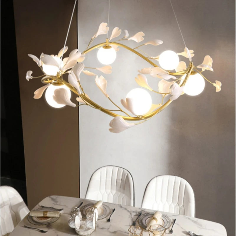 lustre nordique design pour décoration intérieure élégante et romantique - vue 4 sur 11