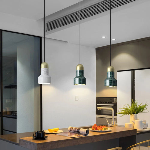 suspension en marbre design pour intérieur moderne et élégant - vue 3 sur 8