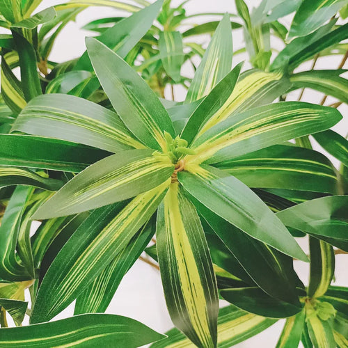 plante artificielle monstera en bambou pour décoration intérieure - vue 5 sur 9