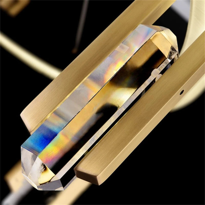 suspension en cristal postmodernes pour décoration intérieure nordique - vue 6 sur 10