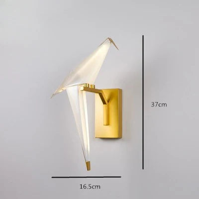 lampe postmoderne en fer acrylique pour amoureux des oiseaux - vue 9 sur 21