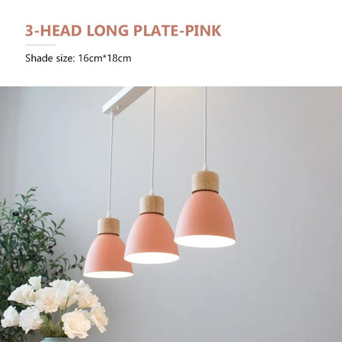 Lustre nordique bois 3 têtes décor - vue 14 sur 26