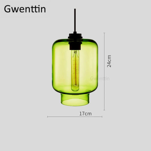 suspension moderne en verre teinté pour décoration intérieure - vue 28 sur 30