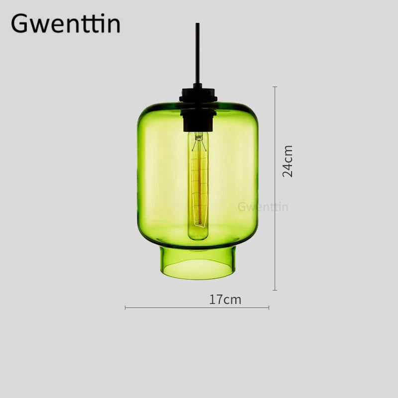 suspension moderne en verre teinté pour décoration intérieure - vue 27 sur 30