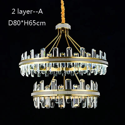 lustre en cristal rond design postmoderne pour un intérieur créatif - vue 13 sur 15