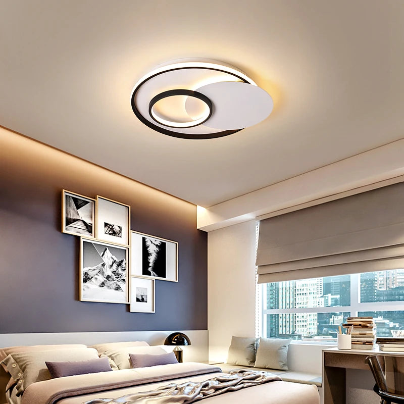 plafonnier moderne en aluminium pour décoration intérieure - vue 4 sur 8