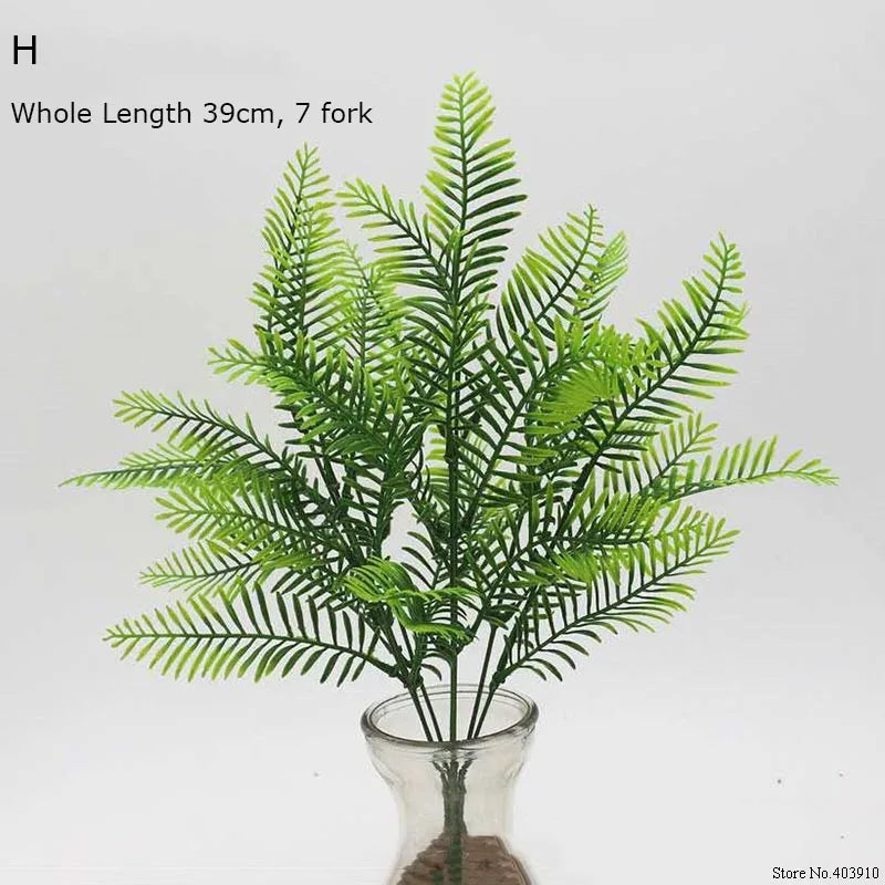 plante artificielle 7 branches pour décoration mariage et Noël - vue 4 sur 21