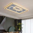 plafonniers led modernes à luminosité réglable pour décoration