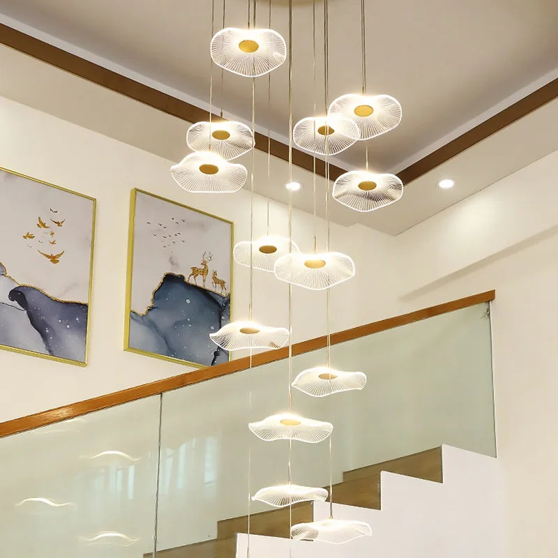 suspension moderne en acrylique pour décoration intérieure élégante - vue 4 sur 18