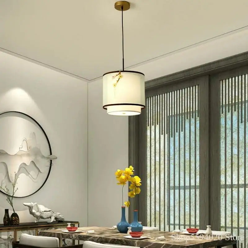 suspension zen en cuivre pour décoration intérieure moderne - vue 4 sur 12