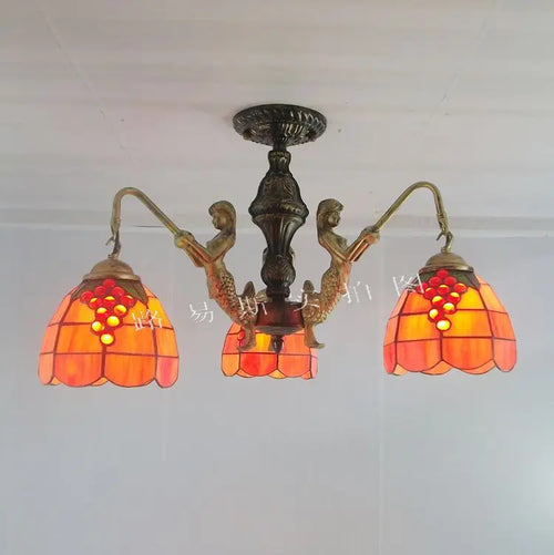 lustre méditerranéen tiffany sirène pour intérieur créatif - vue 14 sur 17