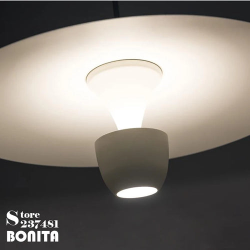 suspension moderne à led en aluminium design nordique - vue 4 sur 7
