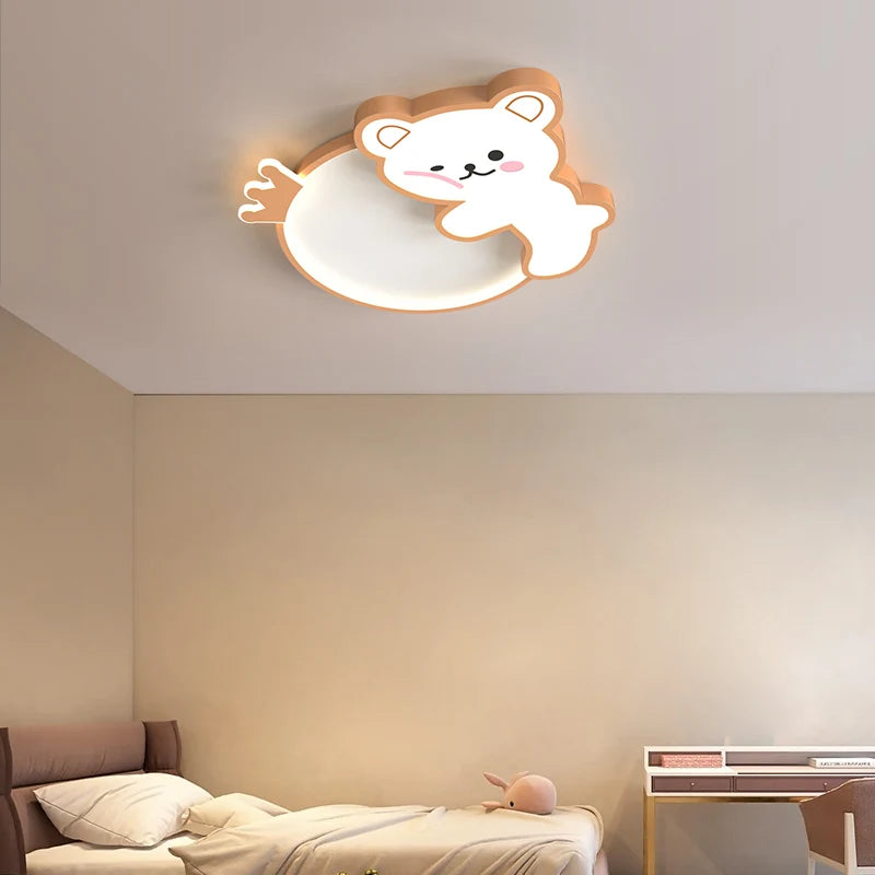 plafonnier ours mignon pour intérieur et décoration enfant - vue 3 sur 10