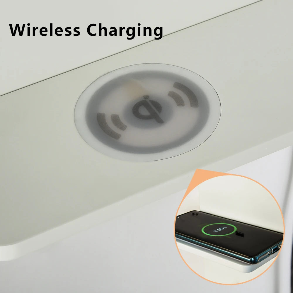 lampe de lecture led sandiy avec chargeur usb et sans fil - vue 10 sur 14