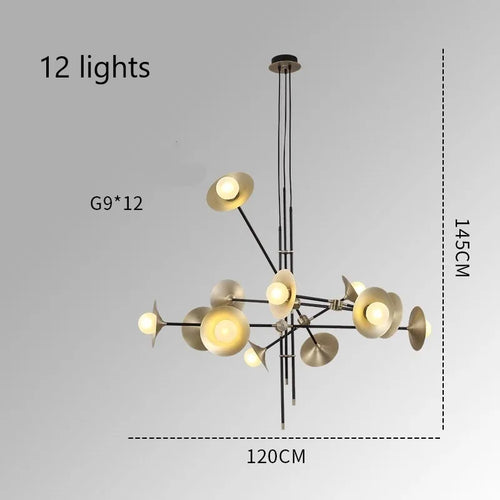 suspension postmoderne nordique design pour éclairage intérieur décoratif - vue 11 sur 10