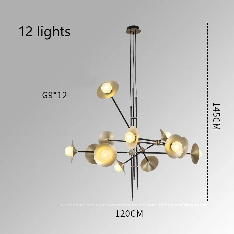 suspension postmoderne nordique design pour éclairage intérieur décoratif - vue 10 sur 10
