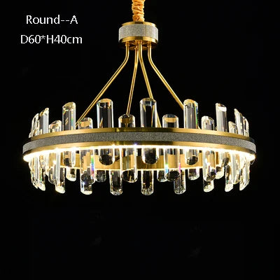 lustre en cristal rond design postmoderne pour un intérieur créatif - vue 13 sur 15