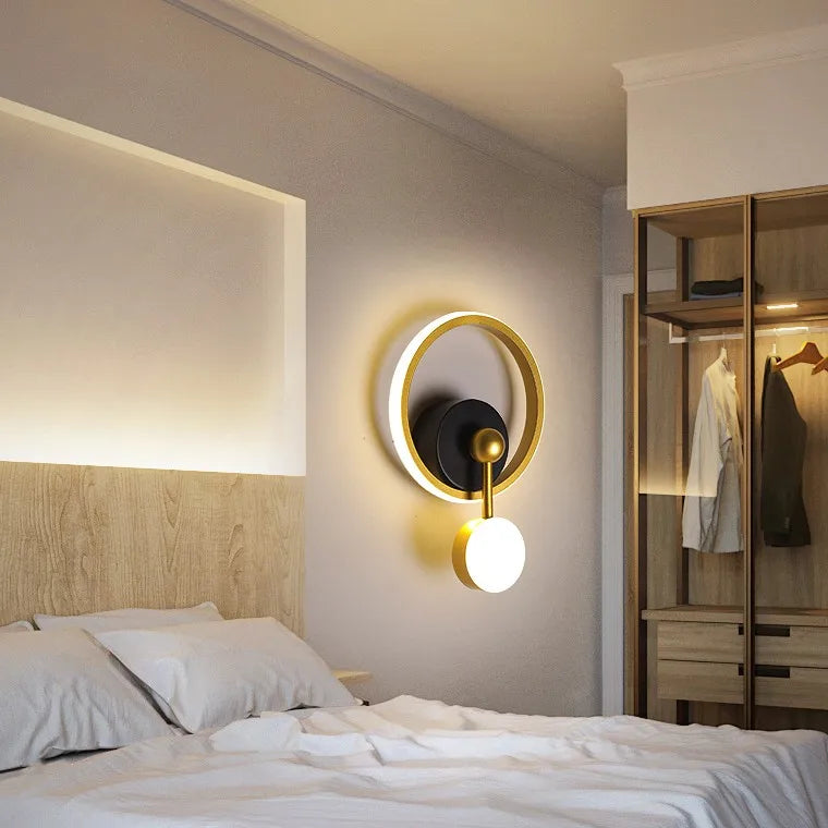 applique murale à led pour un éclairage moderne intérieur - vue 5 sur 8