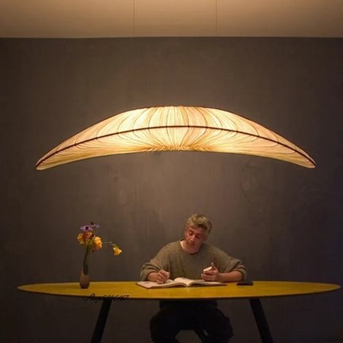 Lustre en tissu marin de luxe style voilier