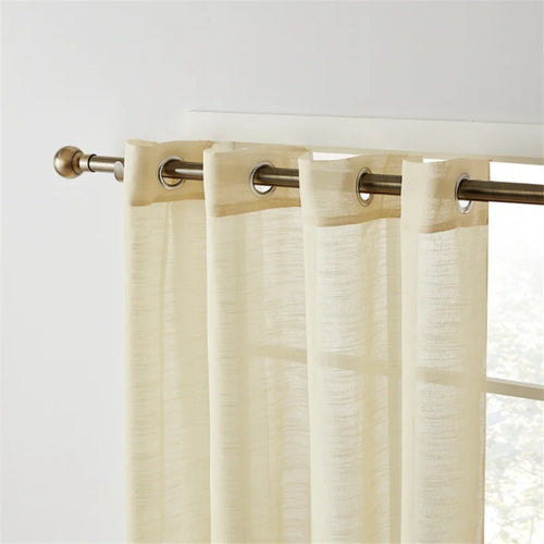 Voilage tulle translucide moderne sur mesure salon chambre - vue 7 sur 10