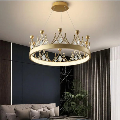 lustre moderne en cristal design nordique pour éclairage intérieur - vue 7 sur 10
