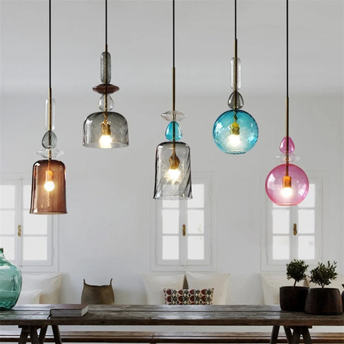 suspension en verre moderne pour décoration intérieure élégante - vue 2 sur 10