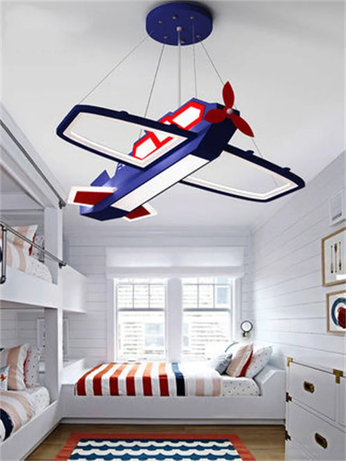 suspension enfant en forme d'avion pour chambre - vue 3 sur 7