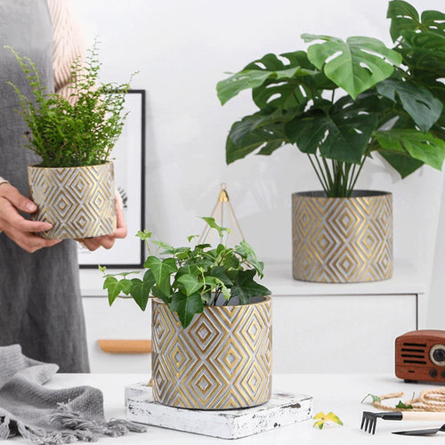 moule en silicone pour fabriquer des pots de fleurs décoratifs - vue 2 sur 10