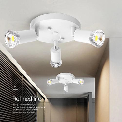 plafonnier led rotatif et réglable luminaire décoratif idéal - vue 2 sur 9