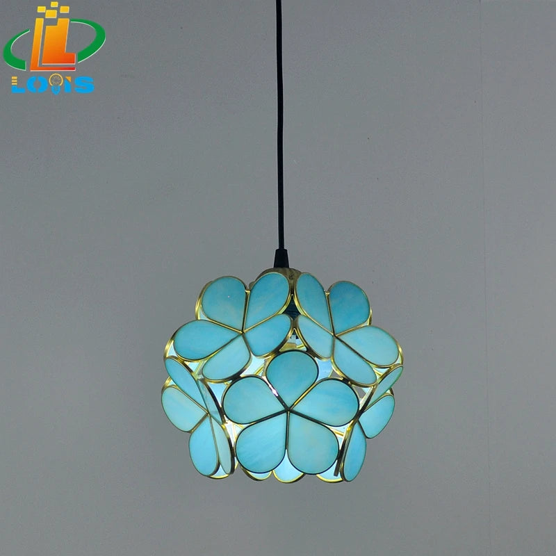 lampe à pétales en verre style nordique pour décoration intérieure - vue 11 sur 18